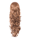 22 Inch Curly Drawstring Ponytail Synthetic Extensions golden brown