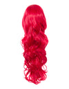 22 Inch Curly Drawstring Ponytail Synthetic Extensions red