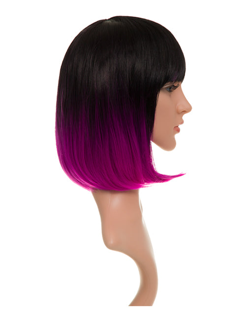 Dip Dye Ombre Bob Full Head Party Wig