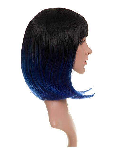 Dip Dye Ombre Bob Full Head Party Wig