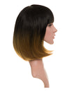 Dip Dye Ombre Bob Full Head Party Wig