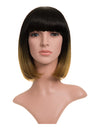 Dip Dye Ombre Bob Full Head Party Wig