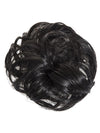 Large Messy Bun Hair Scrunchie Natural Black