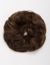 Small Messy Bun Hair Scrunchies warm brunette