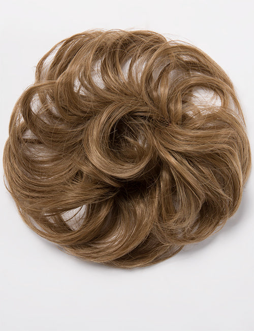 Small Messy Bun Hair Scrunchies ash blonde