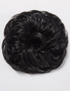 Small Messy Bun Hair Scrunchies natural black