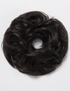 Small Messy Bun Hair Scrunchies raven