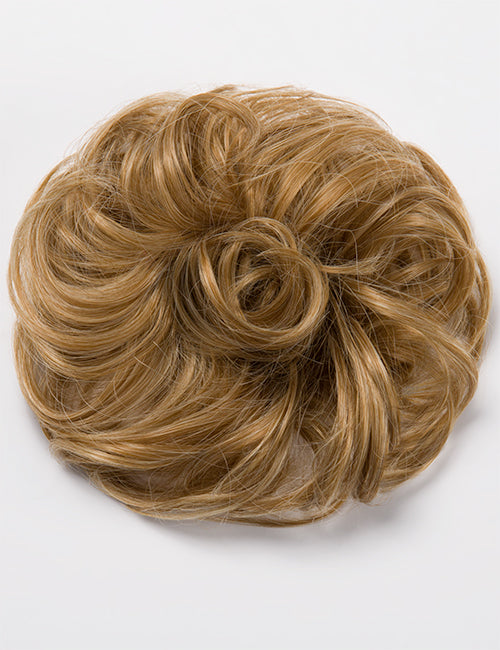Small Messy Bun Hair Scrunchies honey blonde