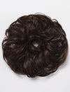 Small Messy Bun Hair Scrunchies dark brown