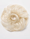 Small Messy Bun Hair Scrunchies bleach blonde