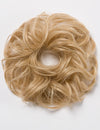 Small Messy Bun Hair Scrunchies champagne blonde