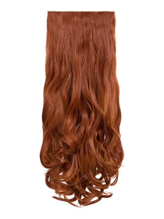 Angella 18 Inch Curly 8 Piece Clip in Hair Extensions