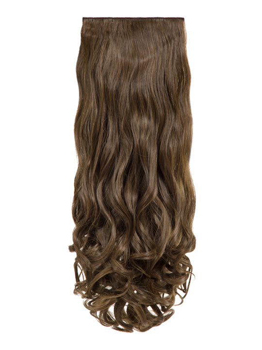 Angella 18 Inch Curly 8 Piece Clip in Hair Extensions