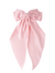 Large baby Pink Satin Hair Bow with Clip