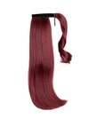 burgundy16 Inch Short Straight Wraparound Ponytail