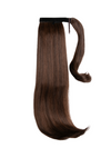 warm brunette16 Inch Short Straight Wraparound Ponytail