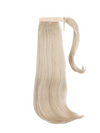 light golden blonde16 Inch Short Straight Wraparound Ponytail