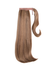 mellow brown16 Inch Short Straight Wraparound Ponytail
