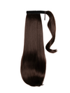 chocolate brown16 Inch Short Straight Wraparound Ponytail