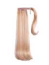 golden beige blonde16 Inch Short Straight Wraparound Ponytail