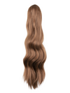 golden brown 22 Inch Wavy Claw Clip and Drawstring Ponytail