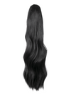 natural black 22 Inch Wavy Claw Clip and Drawstring Ponytail