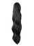 jet black 22 Inch Wavy Claw Clip and Drawstring Ponytail