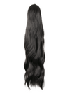 raven 22 Inch Wavy Claw Clip and Drawstring Ponytail