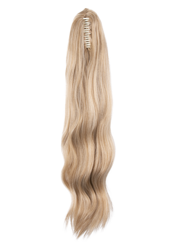 Bella 22 Inch Wavy Claw Clip and Drawstring Ponytail