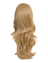 24 Inch Soft Wave Layered Synthetic Half Head Wig caramel blonde