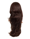 black cherry 24 Inch Soft Wave Layered Synthetic Half Head Wig
