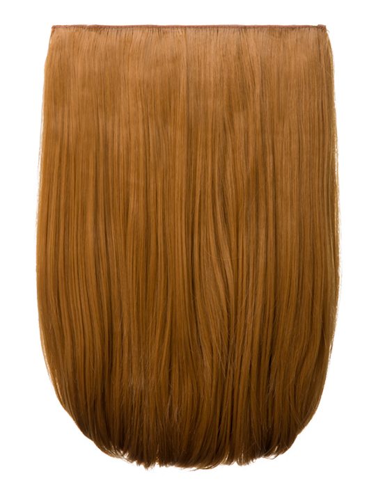 strawberry blonde 18 Inch Straight One Piece Clip in Hair Extensions