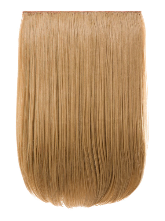 18 Inch Straight One Piece Clip in Hair Extensions ash blonde