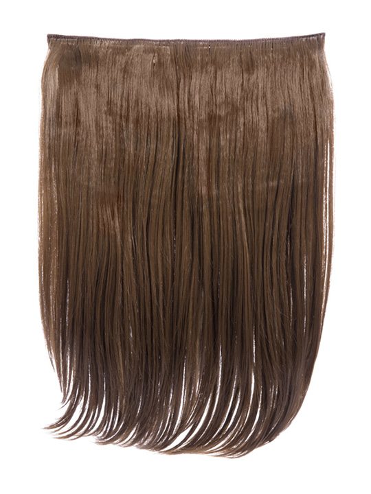 golden brown 18 Inch Straight One Piece Clip in Hair Extensions