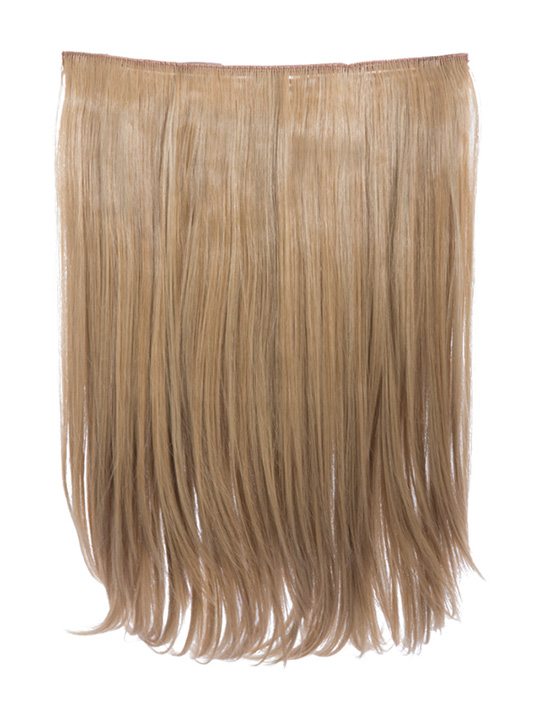 caramel blonde 18 Inch Straight One Piece Clip in Hair Extensions