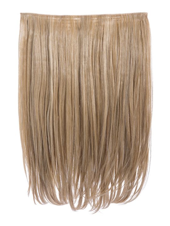 honey blonde 18 Inch Straight One Piece Clip in Hair Extensions