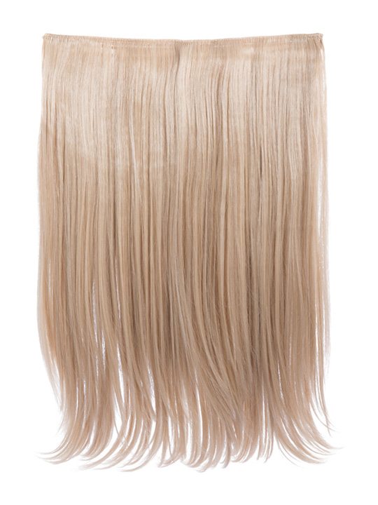 champagne blonde 18 Inch Straight One Piece Clip in Hair Extensions