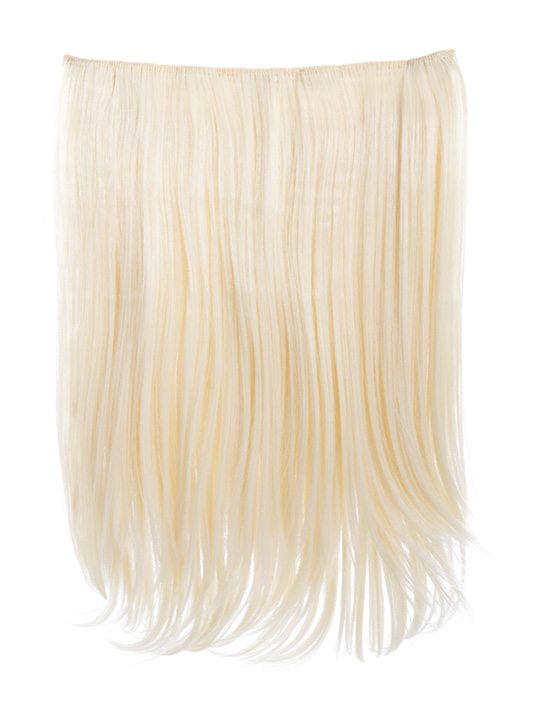 pure blonde 18 Inch Straight One Piece Clip in Hair Extensions