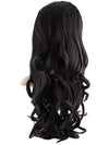 24 Inch Curly Bouncy Half Head Wig Extensions raven