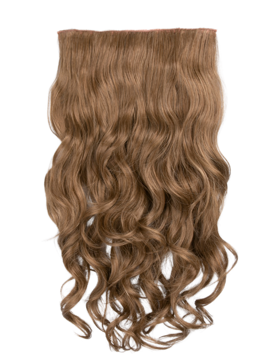 harvest blonde 22 Inch Curly One Piece Clip in Syntheti Hair Extensions