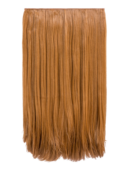 strawberry blonde 24 Inch Straight One Piece Clip in Hair Extensions