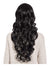 24 Inch Curly Full Head Wig with Fringe jet black
