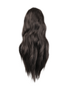dark brown 16 Inch Wavy Claw Clip and Drawstring Ponytail