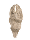 16 Inch Wavy Claw Clip and Drawstring Ponytail from the back