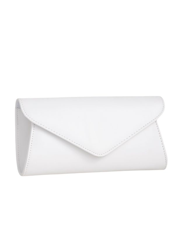 Faux Leather Envelope Clutch Bag side
