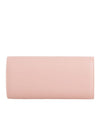 Nude Faux Leather Classic Envelope Clutch Bag