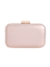 Champagne Sequin Rounded Edge Box Clutch Bag
