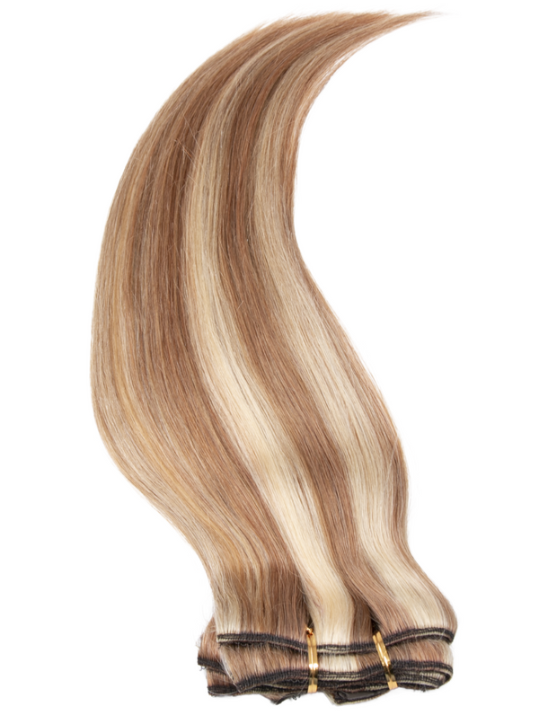 Brondie 18 Inch Double Drawn Human Hair Clip In Extensions