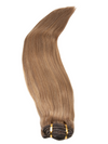 Mellow Brown 18 Inch Double Drawn Human Hair Clip In Extensions