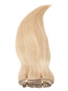 Warm Blonde 18 Inch Double Drawn Human Hair Clip In Extensions